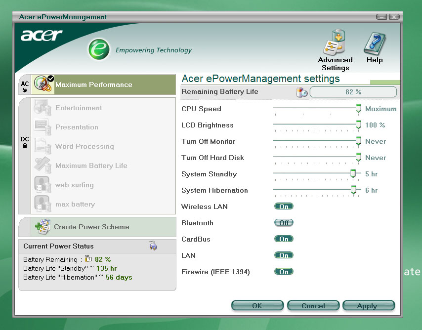 acer epower management windows 7 64 bit download