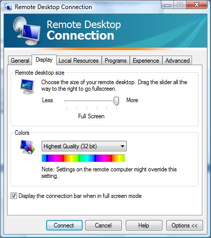 Remote Desktop Connection From Windows Xp To Windows Vista