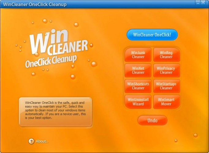 WinCleaner OneClick Professional Clean