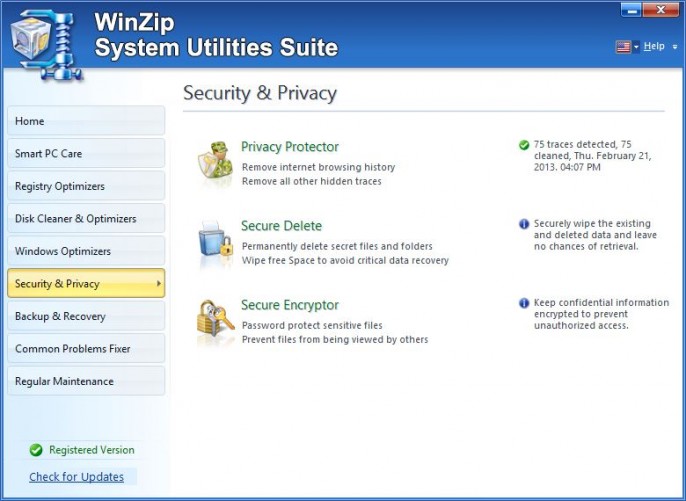 WinZip System Utilities Suite 3.19.0.80 instal the new version for mac