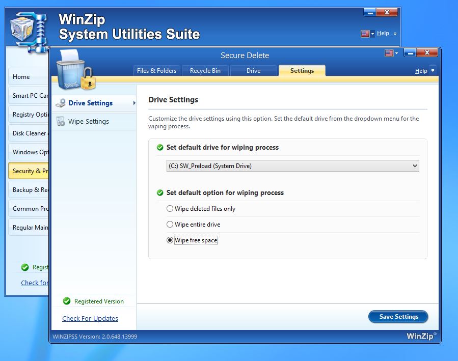 winzip system utilities suite login