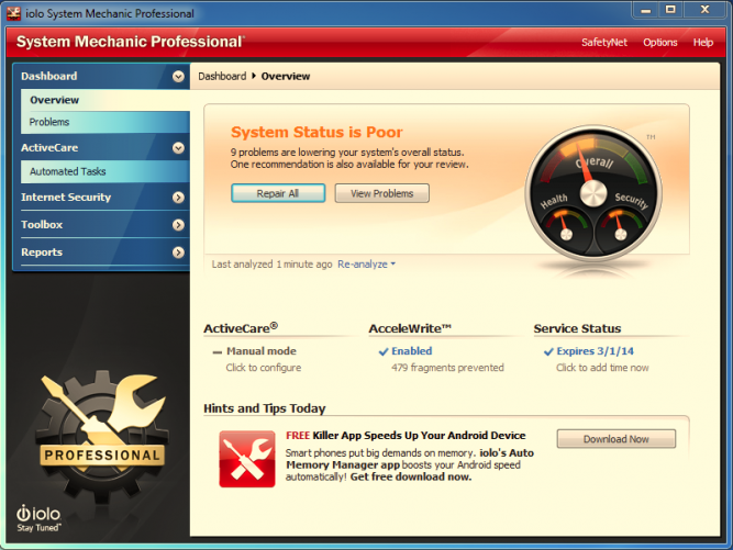 system mechanic pro download