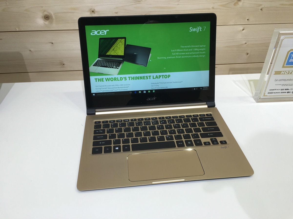 Acer Swift 7 and Spin 7 are Absurdly Thin: Hands On