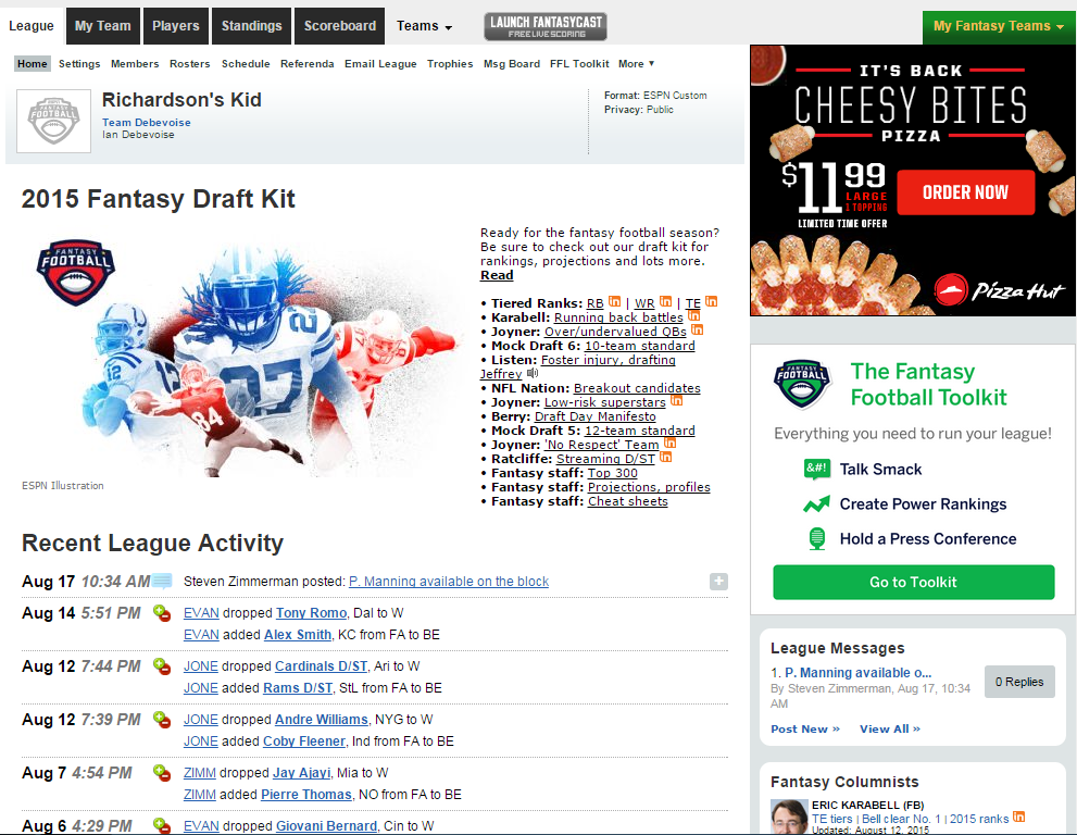 Ranking the Best Sites for Fantasy Football Online