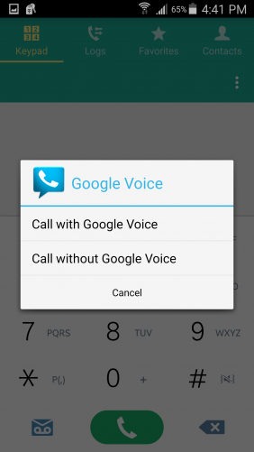 Google Voice works by assigning you a Google number.