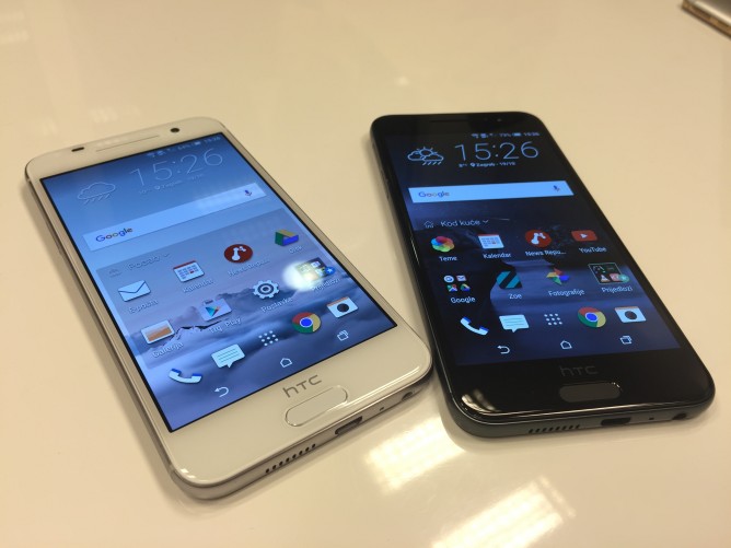 HTC One A9 has familiar speaker placement.