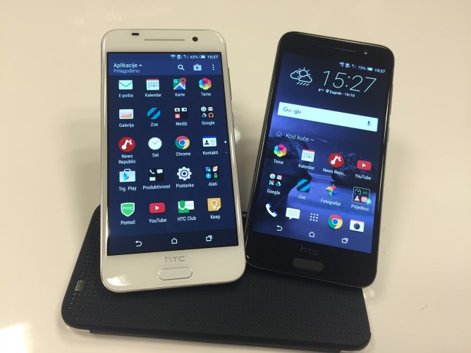 The HTC One A 9 looks a lot like an iPhone.