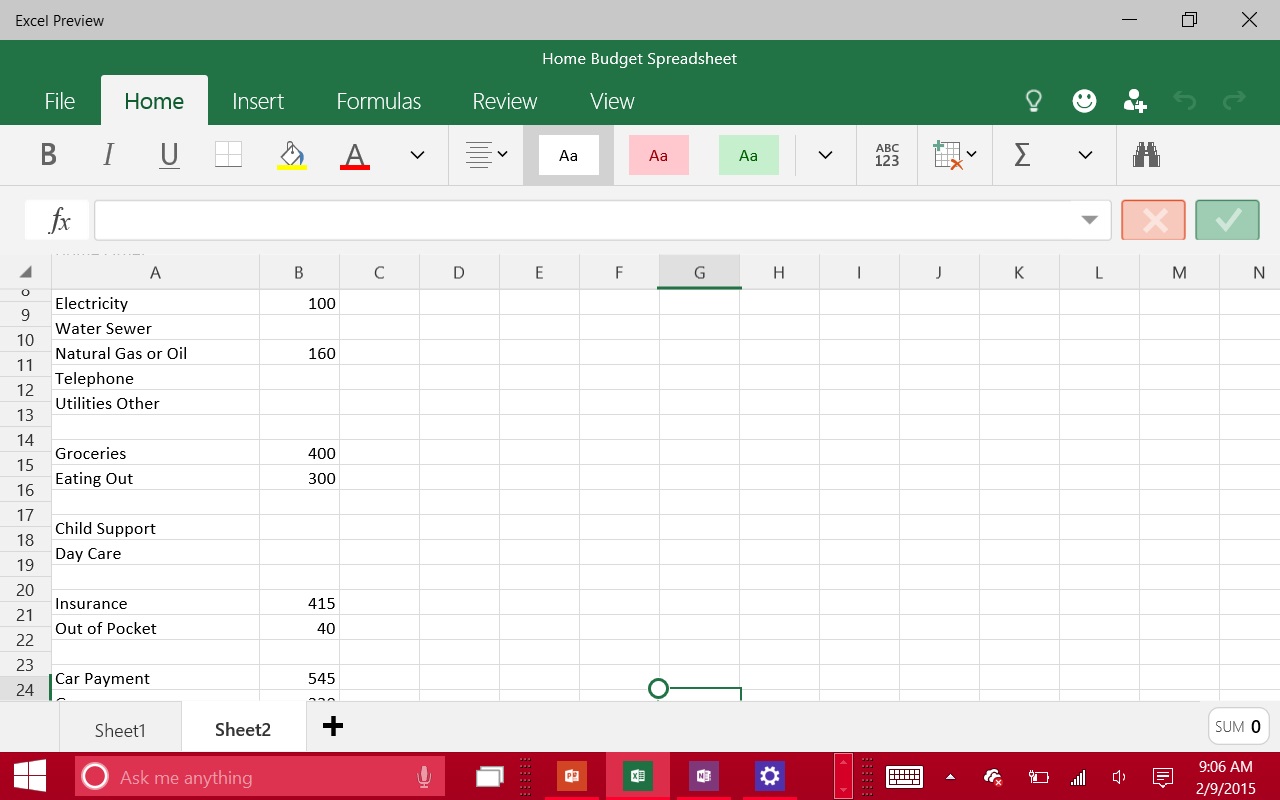 excel latest version 2021