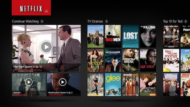 Microsoft and Netflix Show Off Netflix App for Windows 8