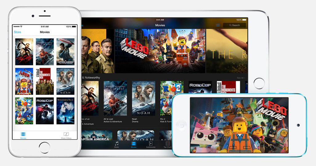 where to watch itunes movies